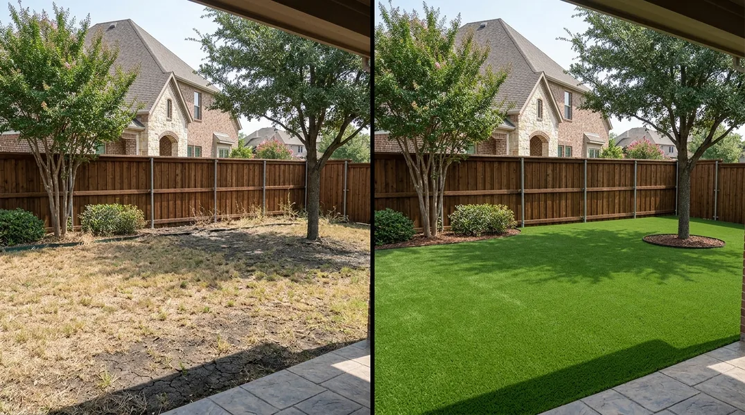 Why Builder Sod Fails in Frisco: New-Construction Clay and When Artificial Grass Makes Sense