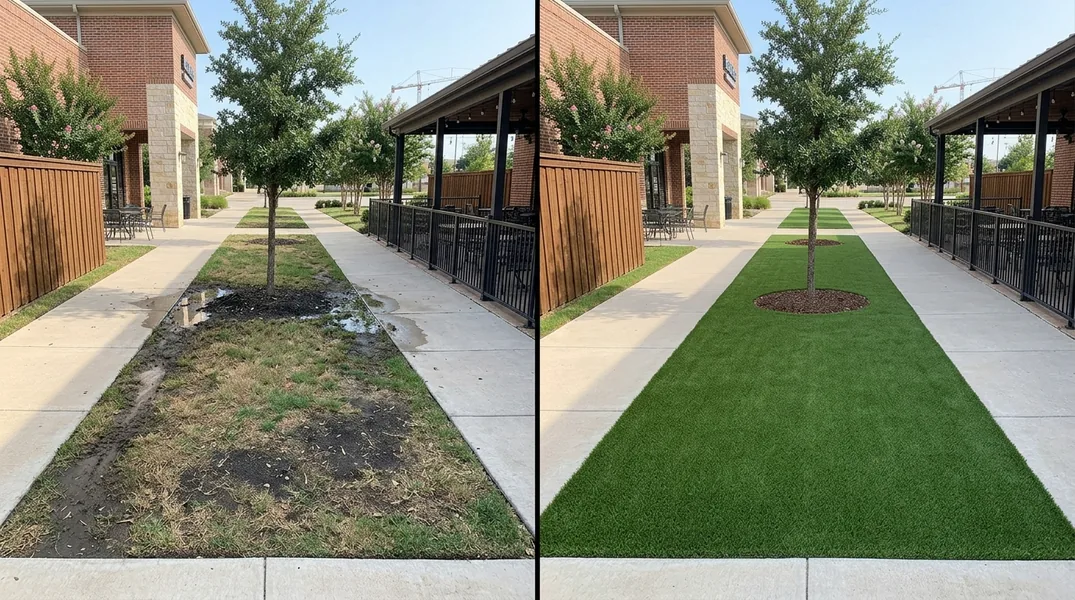 Artificial Grass on Frisco's Blackland Clay: Base Prep and Foundation Drainage Done Right