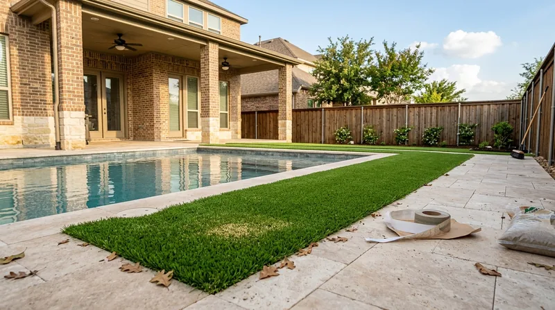 Pool Surround Turf Frisco