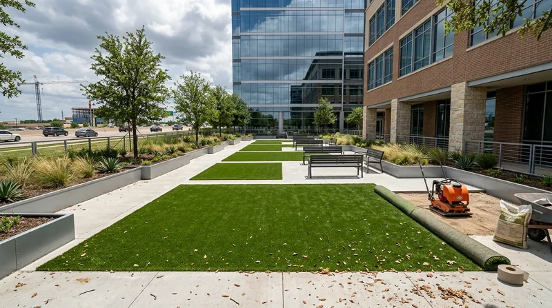 Commercial Artificial Grass Installation Frisco
